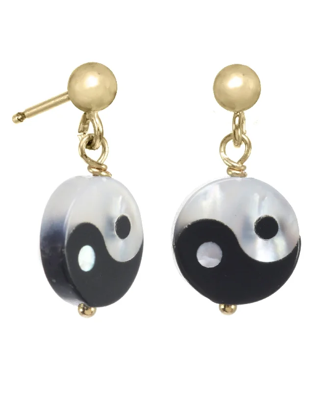 Women’s bridal earrings-Yin Yang Earrings