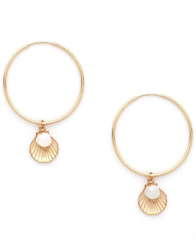 Women’s modern earrings-Belle Hoop Earrings