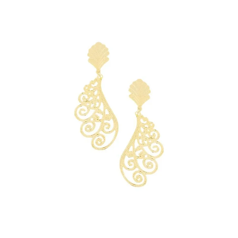 Women’s diamond drop earrings-Strike Drop Earrings