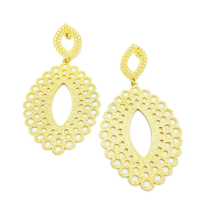 Women’s precious stone earrings-Ellipse Firenze Earrings