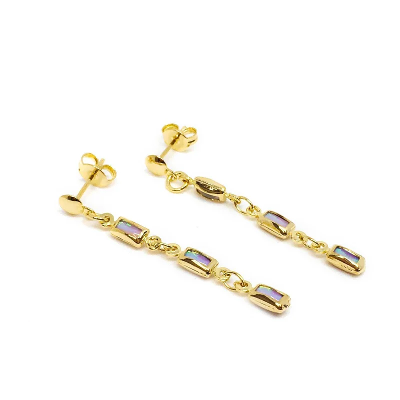 Women’s small stud earrings-Perla Drop Earrings