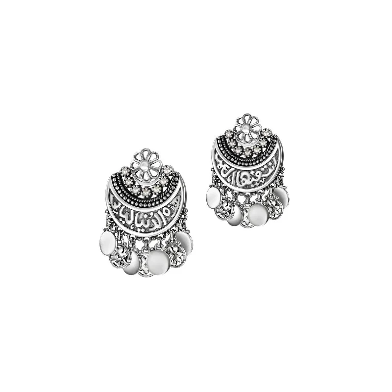 Women’s luxury hoop earrings-Fallahy Crescent Earrings