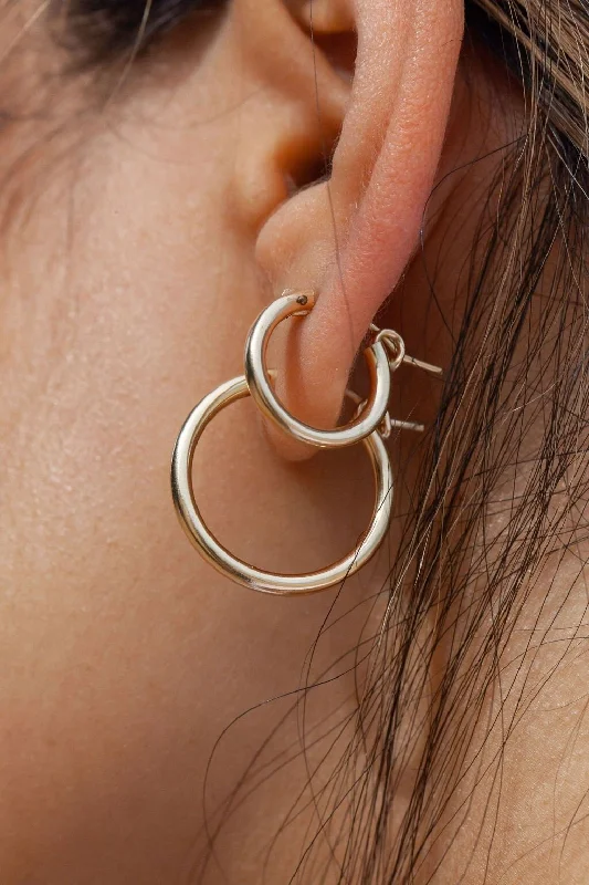 Women’s vintage earrings-Everyday Gold Filled Hoops - Ahulani