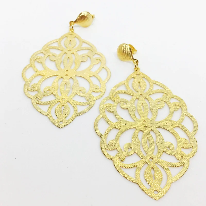 Women’s oversized earrings-Lumiar Detail Earrings