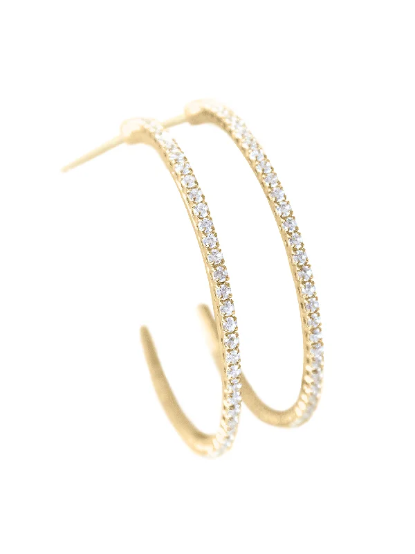 Women’s fashion earrings-Blaze Hoop