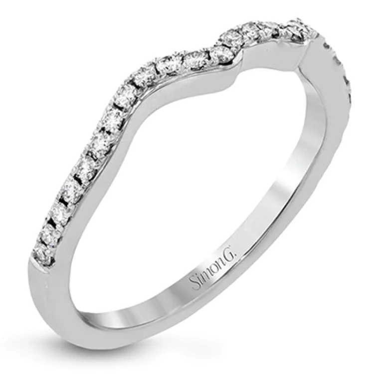 Women’s colored diamond engagement rings-Beautiful curves lines make this engagement setting one of the kind. A stunning .41 ctw of white diamonds sparkle on this ring.