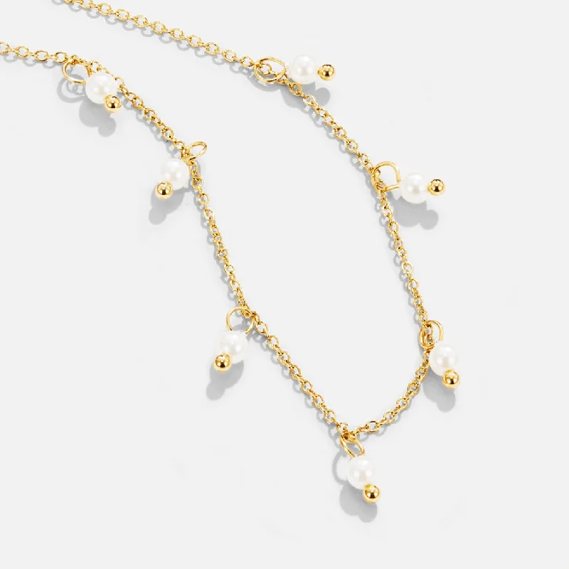 Women’s sophisticated necklaces-Laila 18k Gold Pearl Necklace