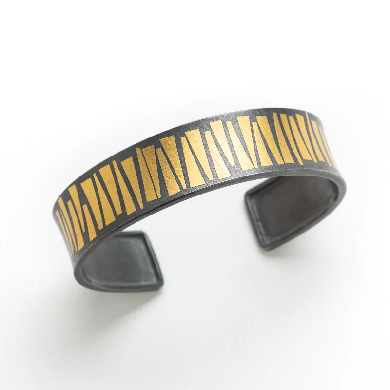 Women’s cuff bangles-Geometric Cuff Bracelet