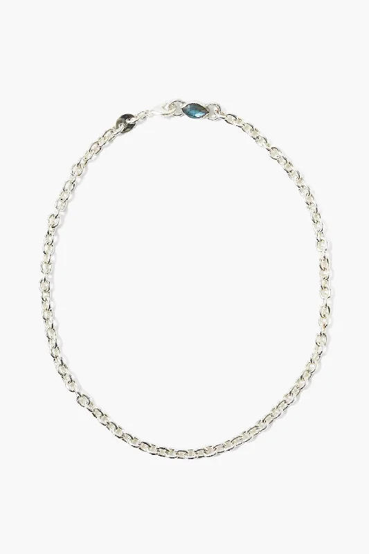 Women’s bold chain necklaces-Leona Chain Necklace Labradorite