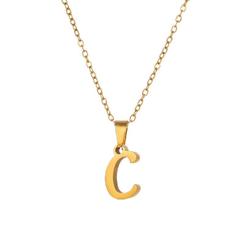 C- Chain Length 40-45cm, Pendant about 1 * 1.5cm