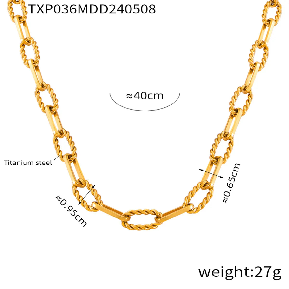 TXP013-Gold Necklace