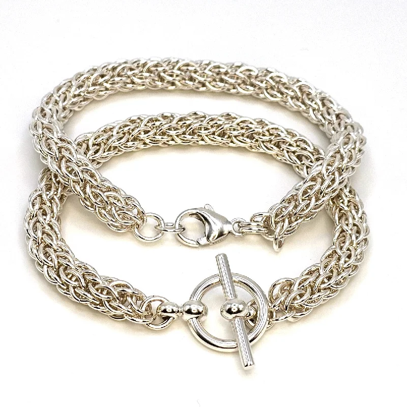 Women’s engraved bracelets-Candy Cane Bracelet