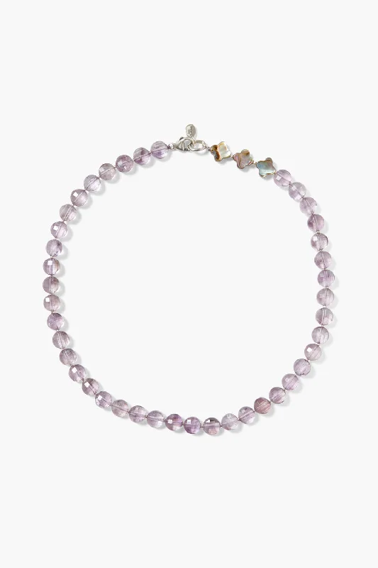 Women’s choker necklaces-Enid Necklace Amethyst Mix