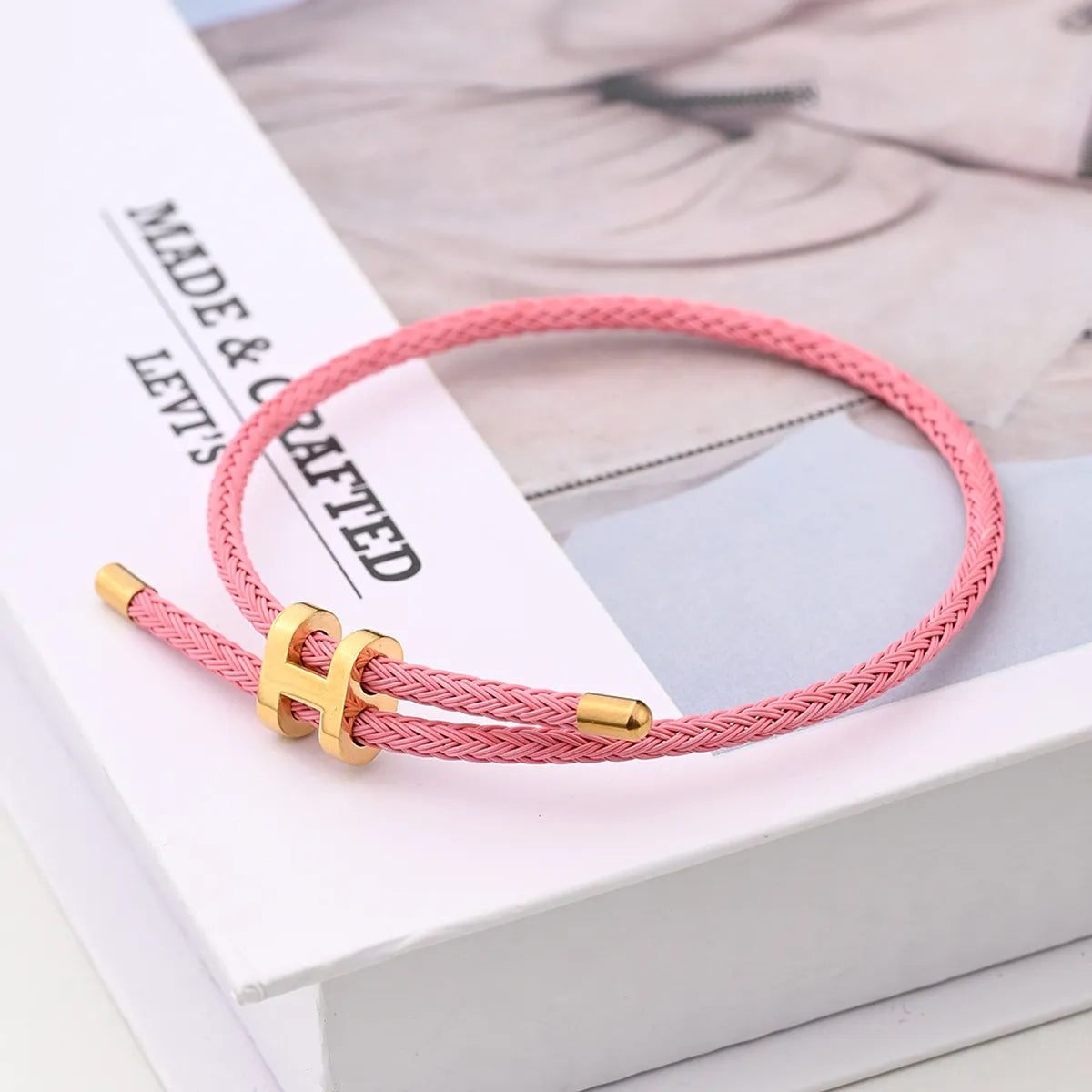 Pink H Buckle Carrying Strap