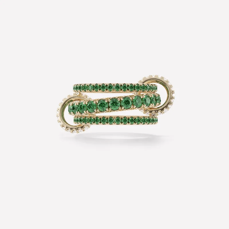 Women’s fancy gemstone rings-Isla Emerald