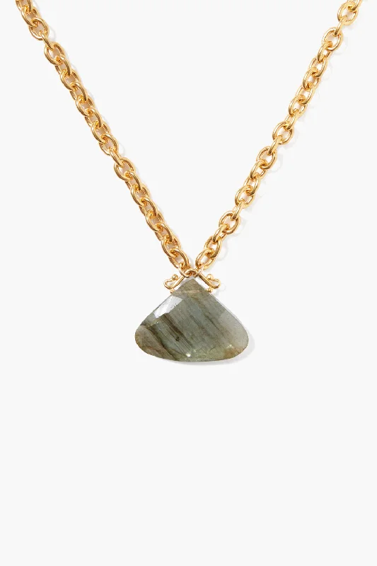 Women’s gemstone necklaces-Augustine Necklace Labradorite