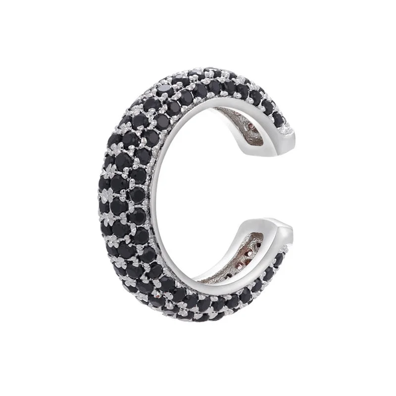 White Gold Color Black Diamond 1