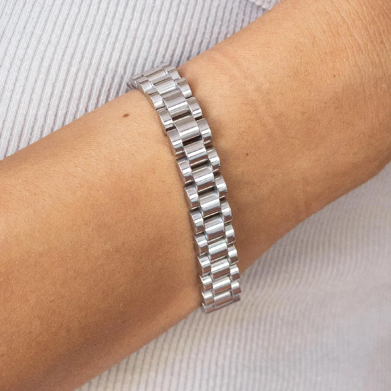 Women’s minimalist bangles-Lineage Bracelet Silver