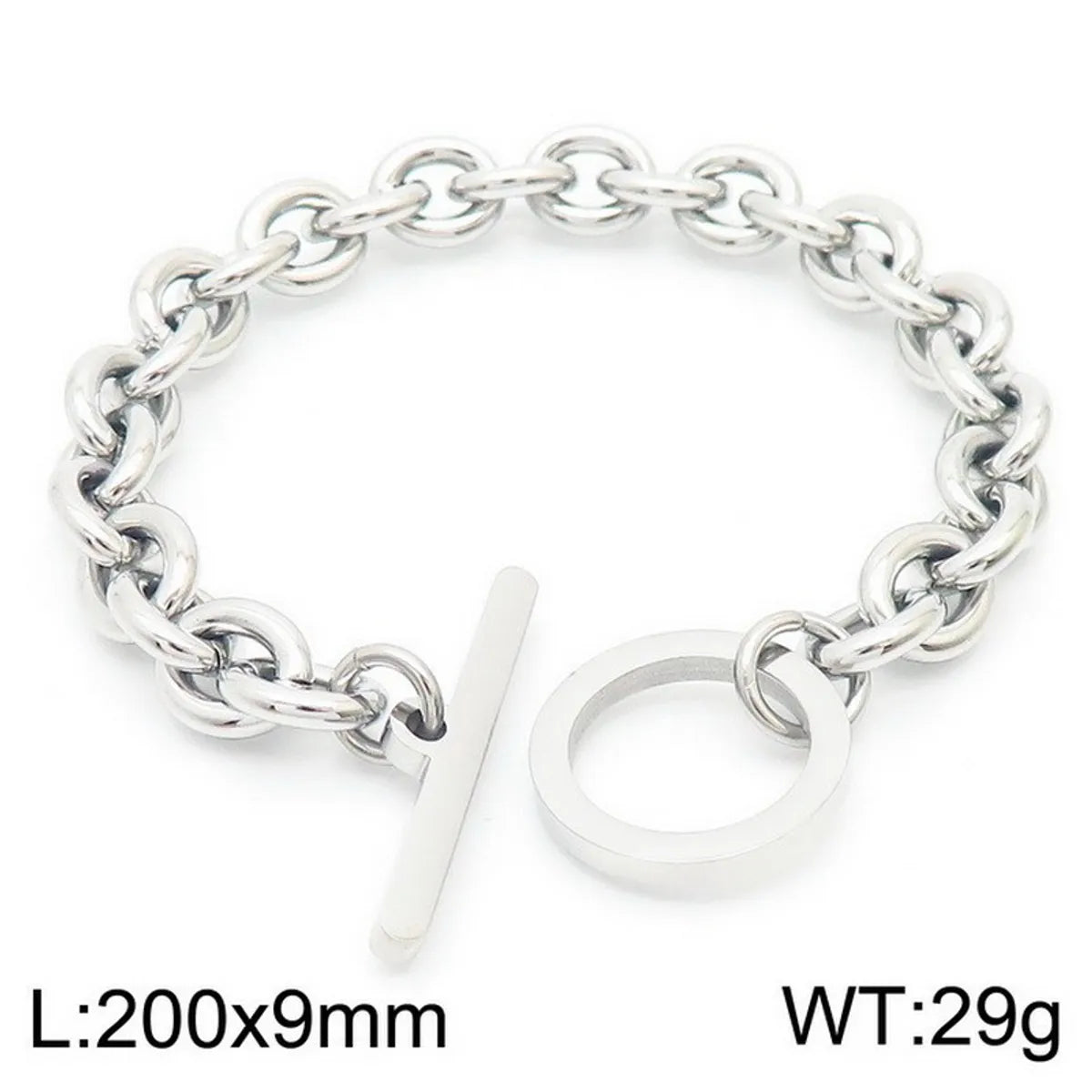 Steel Color Ot Bracelet KB163132-K