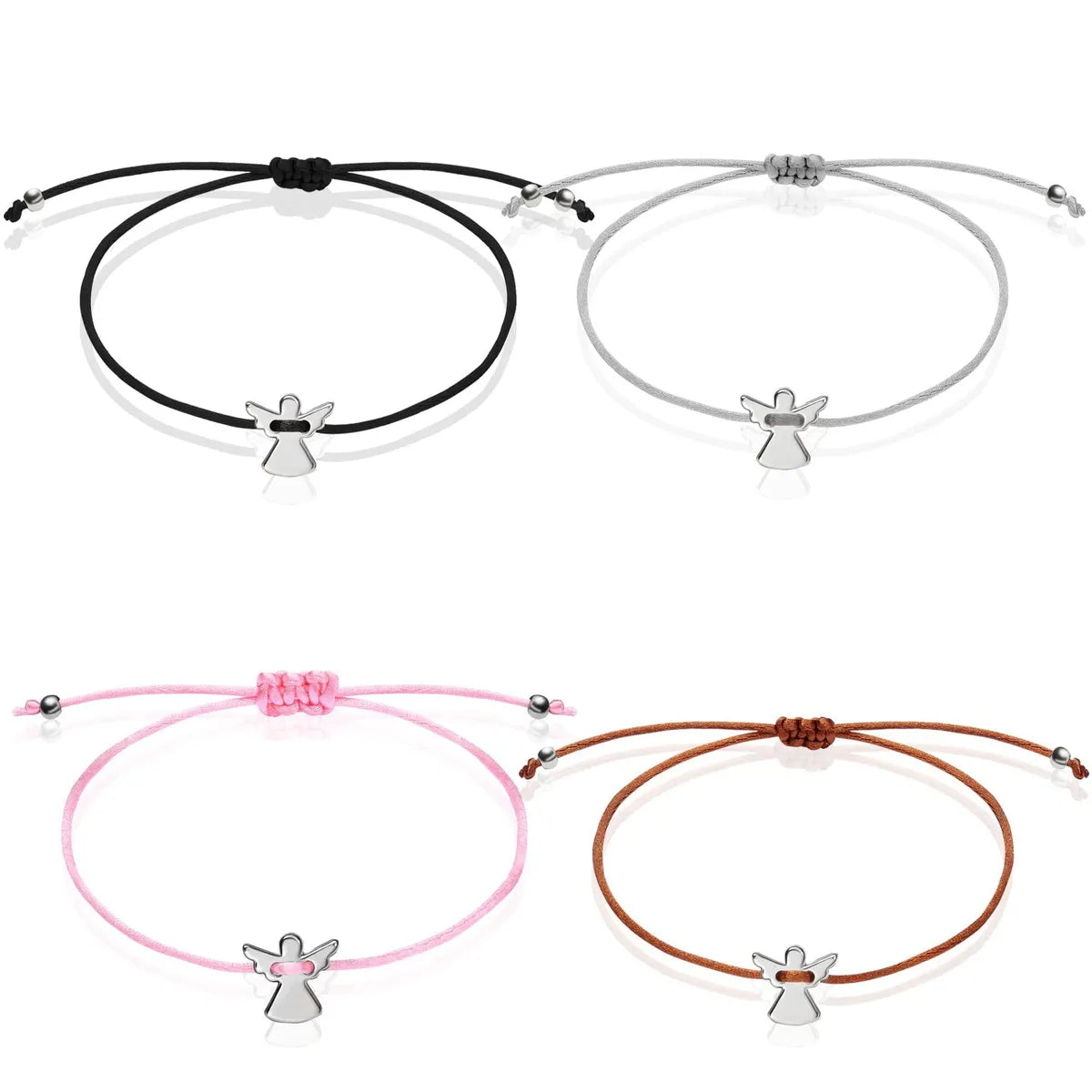 Women’s elegant bracelets-Simple Style Solid Color Stainless Steel Cloth Bracelets