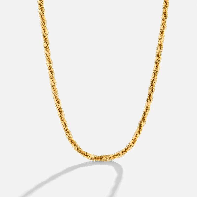 Women’s gold-plated necklaces-Kai 18K Gold Necklace