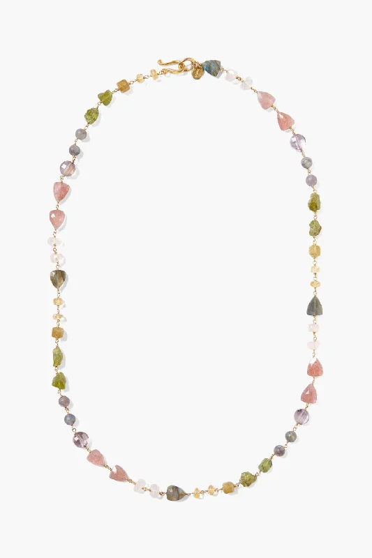 Women’s chic crystal necklaces-Maeve Necklace Multi Mix