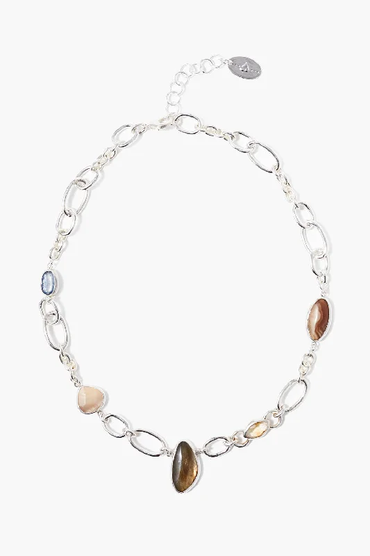 Women’s statement pearl necklaces-Portofino Necklace Natural Mix