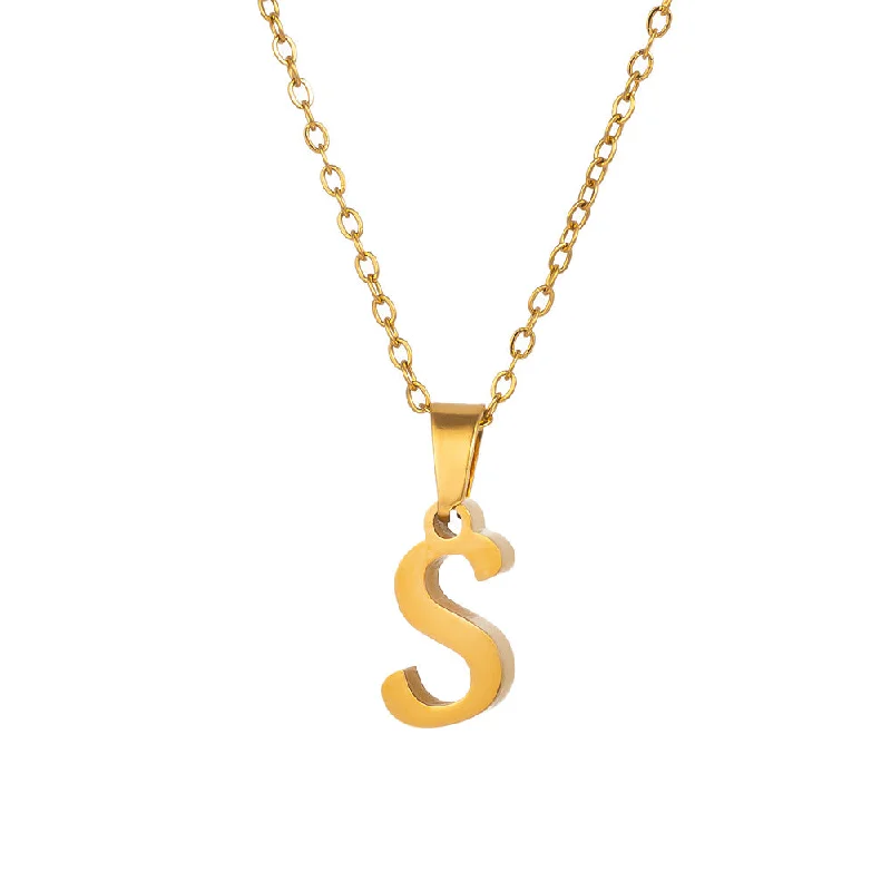 S-Chain Length 40-45cm, Pendant about 1 * 1.5cm