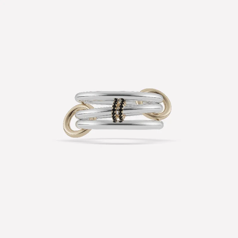 Women’s precious metal rings-Dion SG Noir