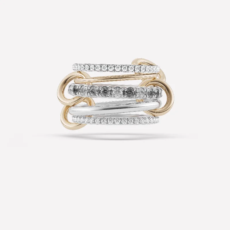 Women’s square rings-Aquarius