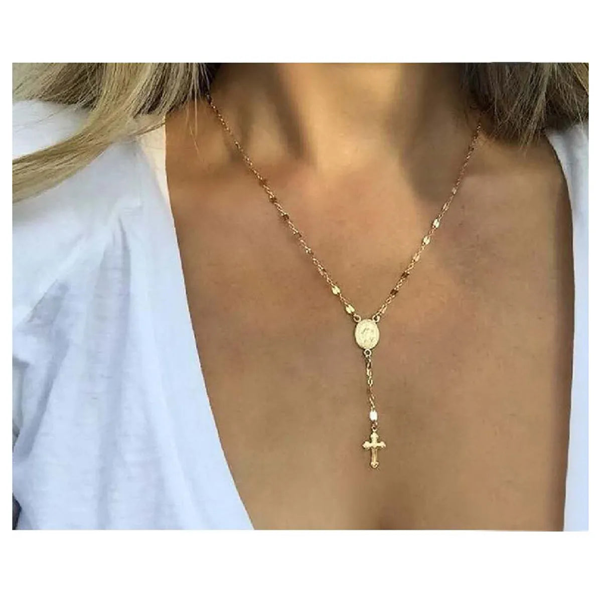 Women’s heirloom necklaces-Fashion Geometric Alloy Plating Women's Pendant Necklace