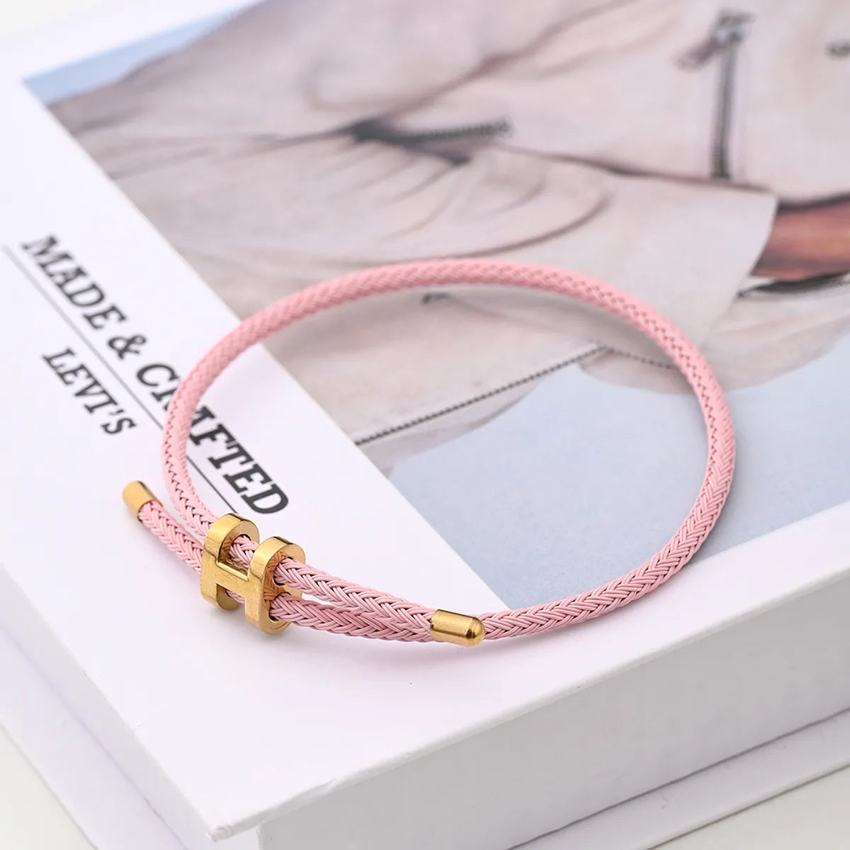 Light Pink H Buckle Carrying Strap