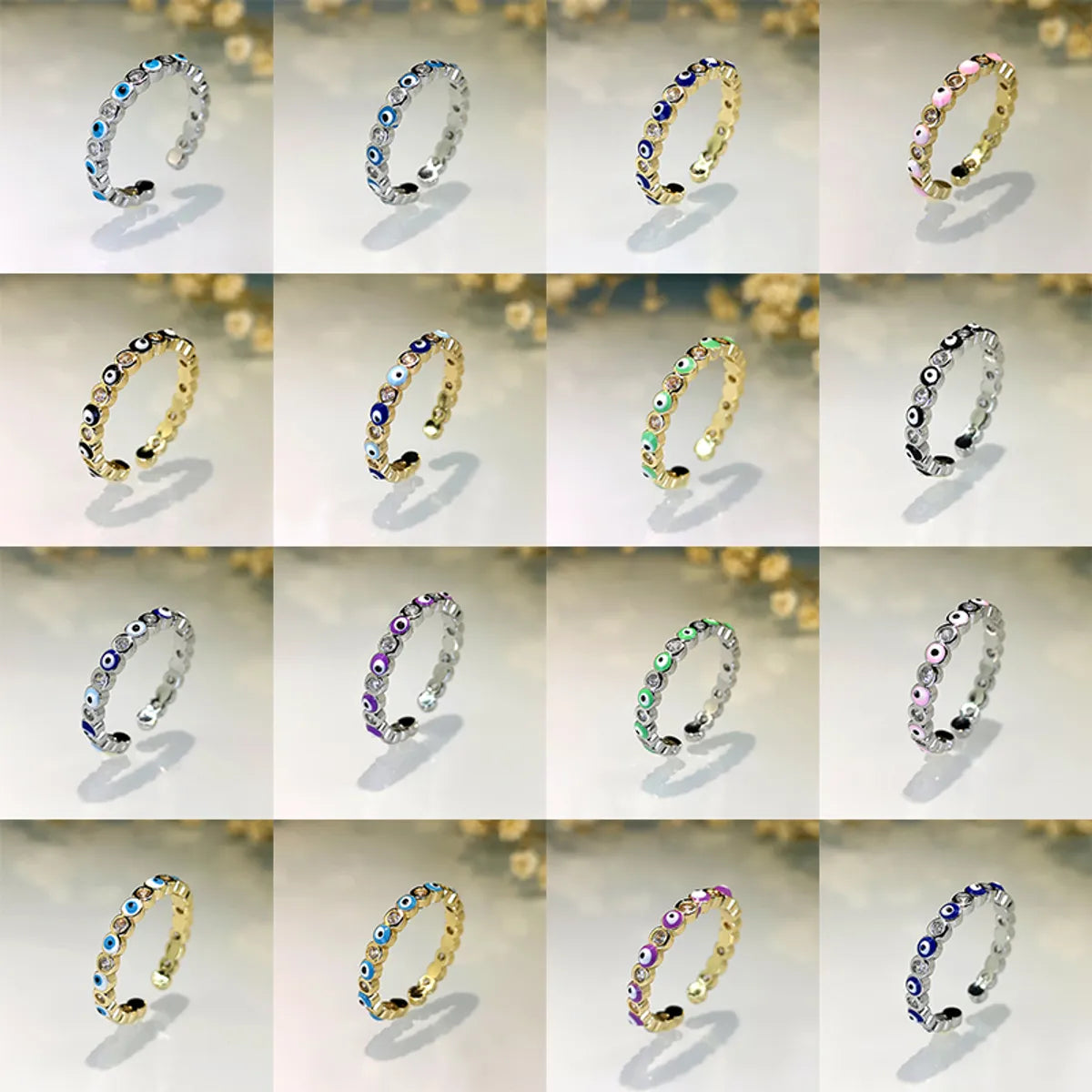 Women’s geometric rings-Fashion Eye In Bulk