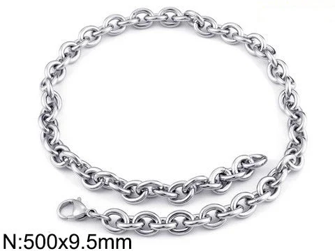 Steel Necklace = Kn80642-Z