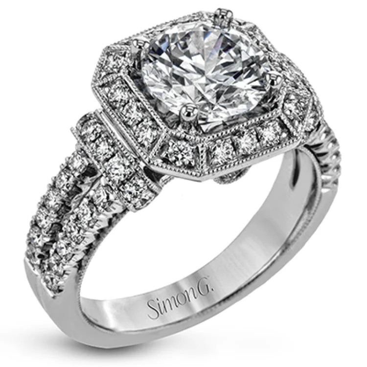 Women’s platinum solitaire engagement rings-NR550 ENGAGEMENT RING