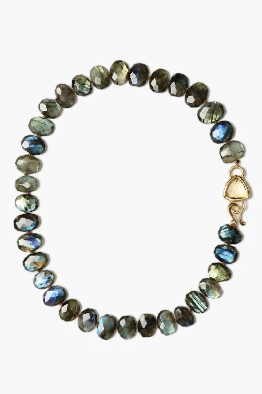 Women’s classic diamond necklaces-Ursula Necklace Labradorite