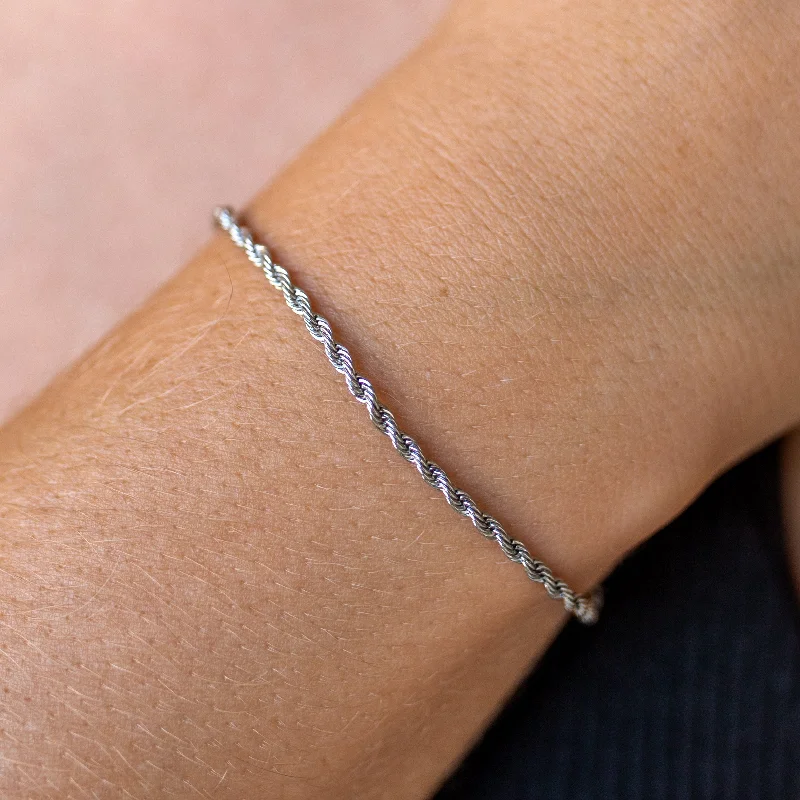 Women’s chunky bracelets-Haven Bracelet Silver