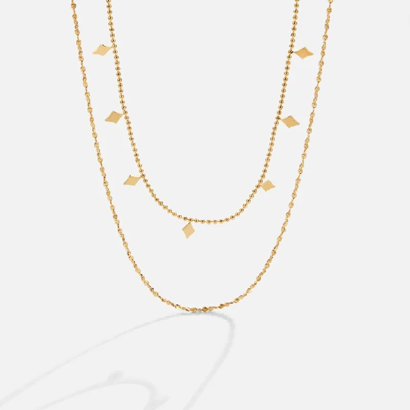 Women’s stacked necklaces-Phoenix Layered Necklace