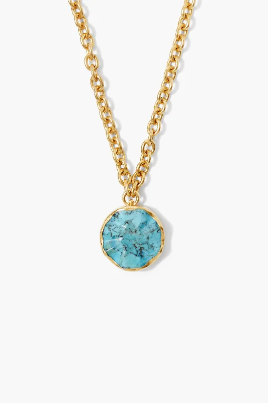 Women’s trendy gemstone necklaces-Catalina Necklace Turquoise