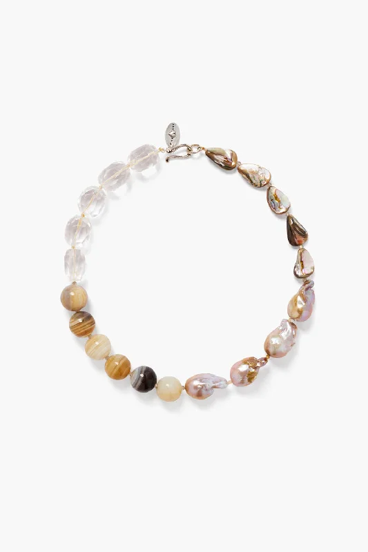 Women’s chic necklaces-Maria Necklace Natural Mix