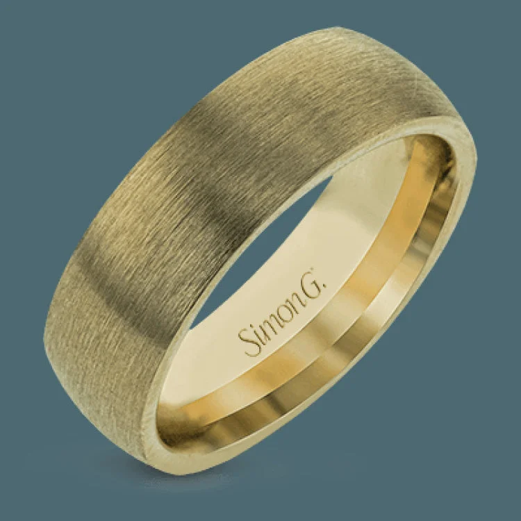 Women’s titanium engagement rings-Uncomplicated but sophisticated, this classic men's wedding band features a broad design in elegant brushed white gold that will stand the test of time.